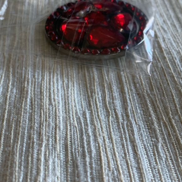 Phone Stand/ Ring Jeweled Red - Picture 3 of 5